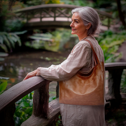 Ringelblume | Squisita Geantă de Umăr de Lux din Material Moale