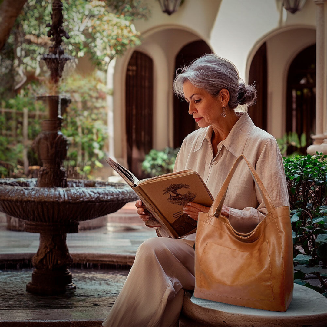 Ringelblume | Squisita Geantă de Umăr de Lux din Material Moale