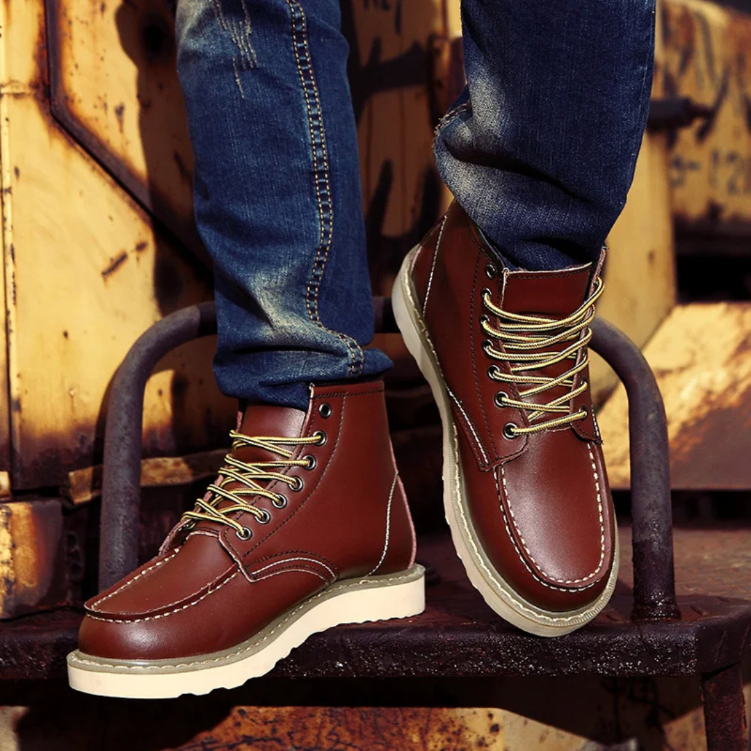 Cole™ | Botine din piele vintage