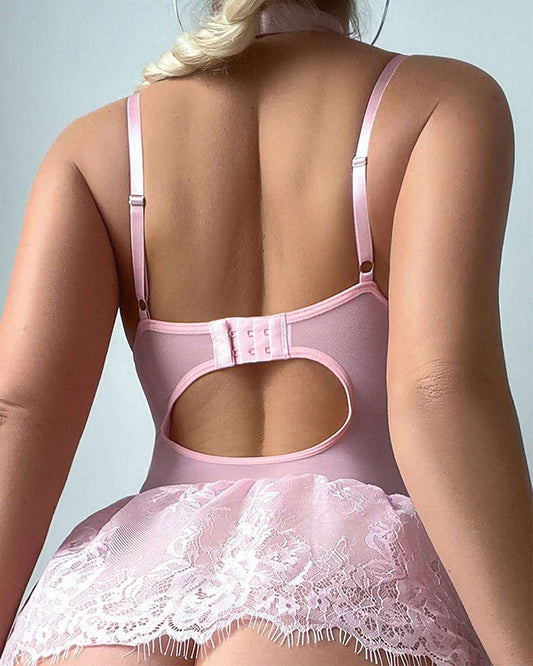 Zara™ | Body Lingerie Romantique cu Finisaje din Dantelă