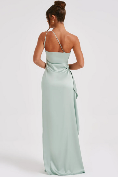 Aine | Rochie Asimetrică din Satin