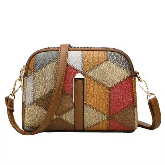 Clio | Mini Geantă Crossbody Patchwork