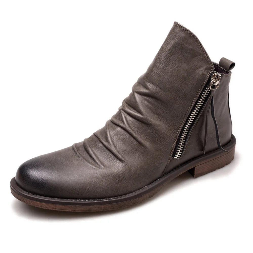 Owens™ | Botine Chelsea din piele