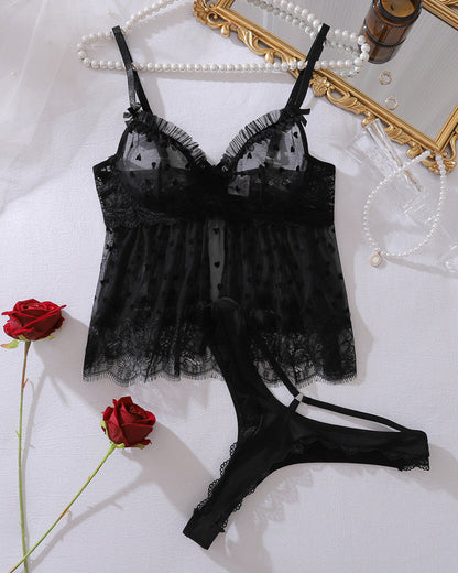 Rosa™ | Set Top din Mesh Sensual & Slip