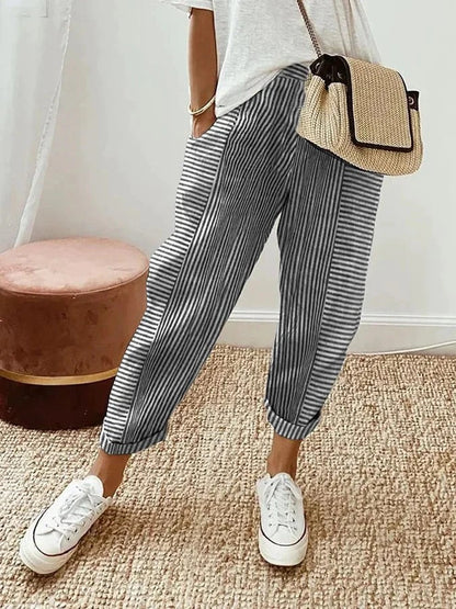 CLARA | Pantaloni Stripe