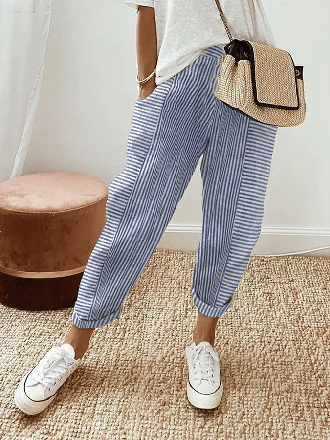 CLARA | Pantaloni Stripe