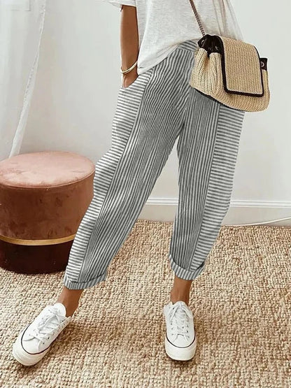 CLARA | Pantaloni Stripe