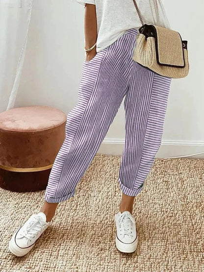 CLARA | Pantaloni Stripe